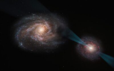 ALMA observe une joute cosmique à 11 milliards d’années-lumière de nous