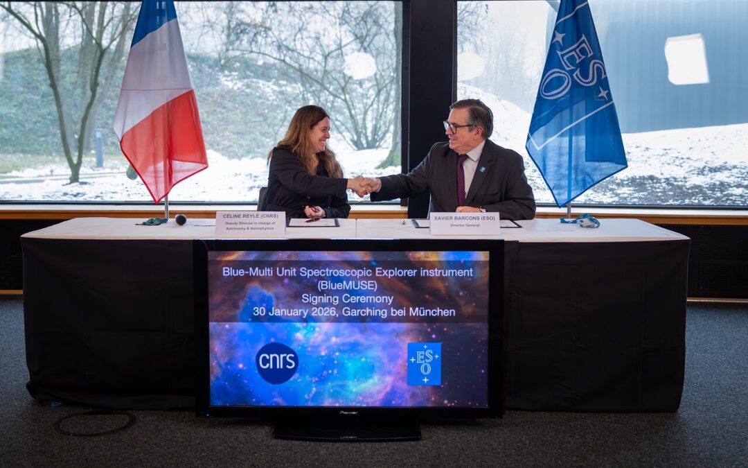 Signature par l&rsquo;ESO du contrat pour BlueMUSE, un nouvel instrument sur le VLT